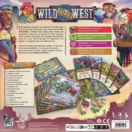 Wild Tiled West - Paul Dennen - Lucky Duck Games