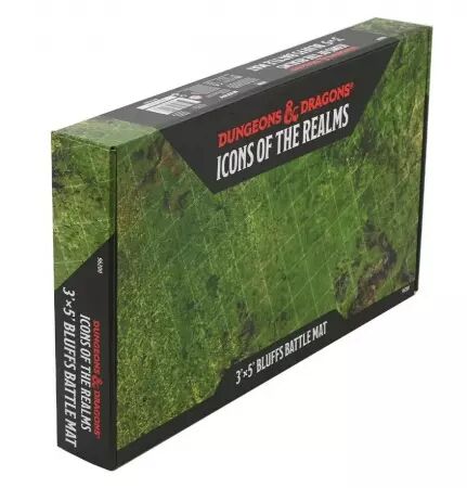 Wizkids - tapis de jeu pour figurines D&D Icons of the Realms : Bluffs Battle Mat